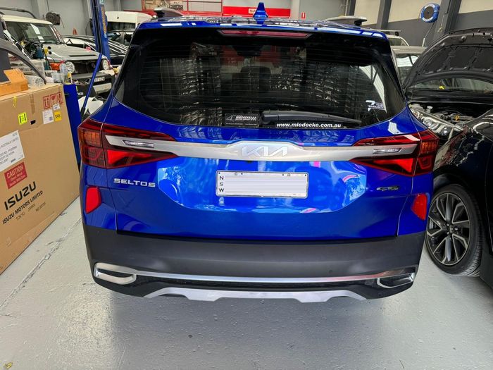 Kia Seltos rear restored after smash repair