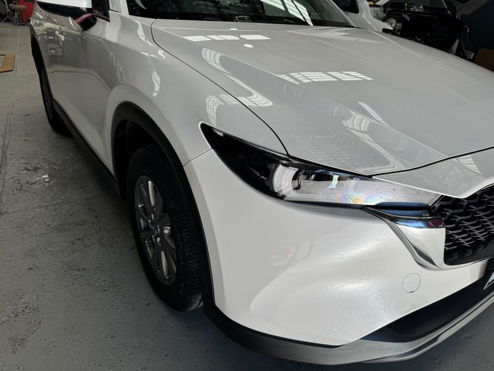 Mazda CX-5 front guard and bonnet repaired