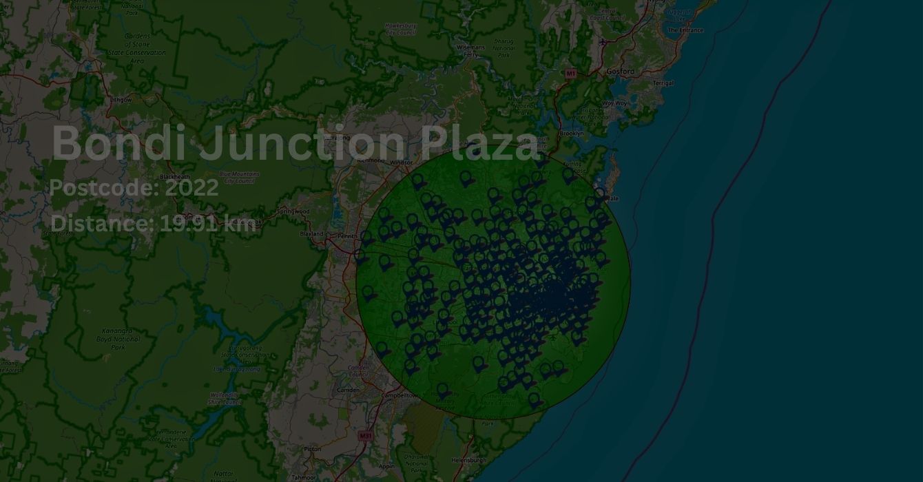 Panel Beating and other area we serve on map