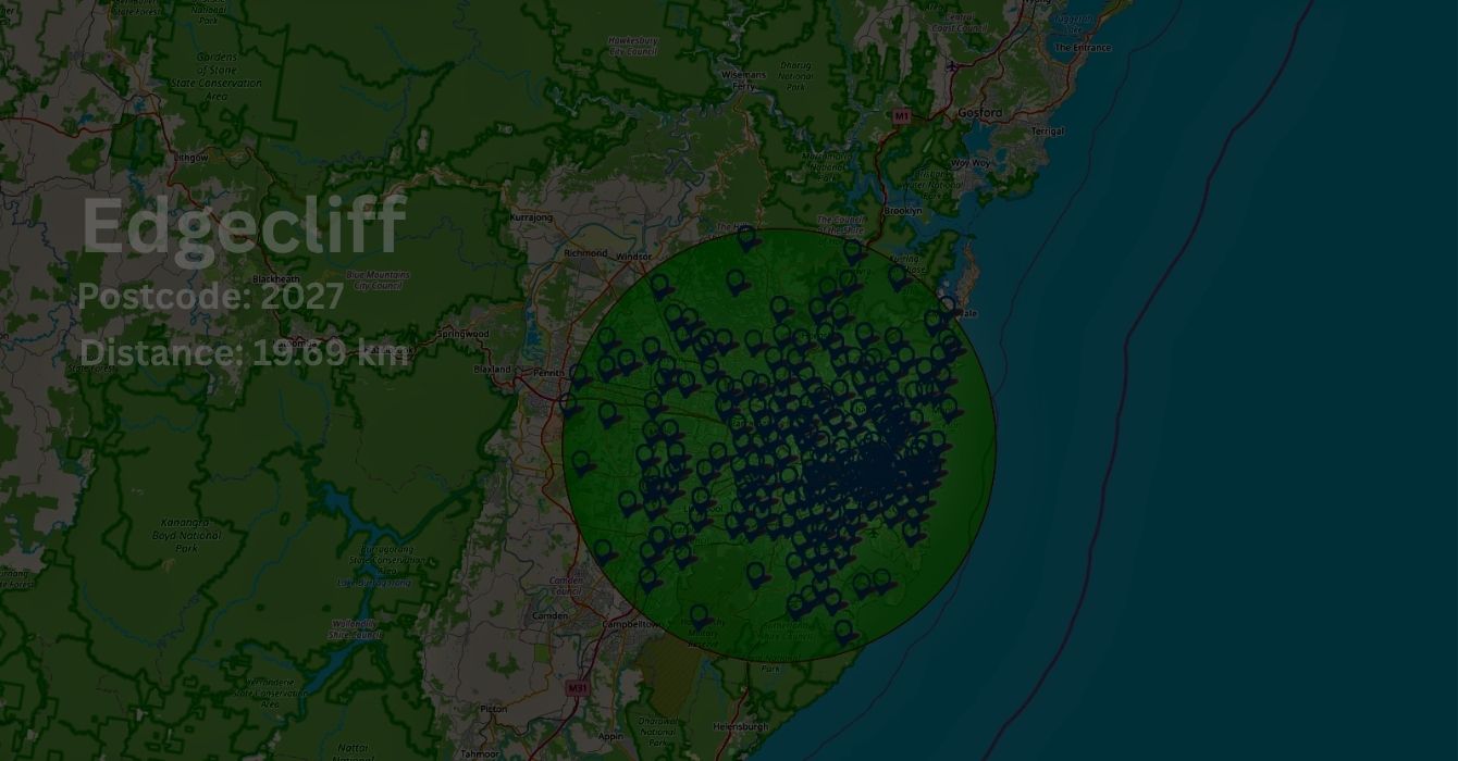 Panel Beating and other area we serve on map