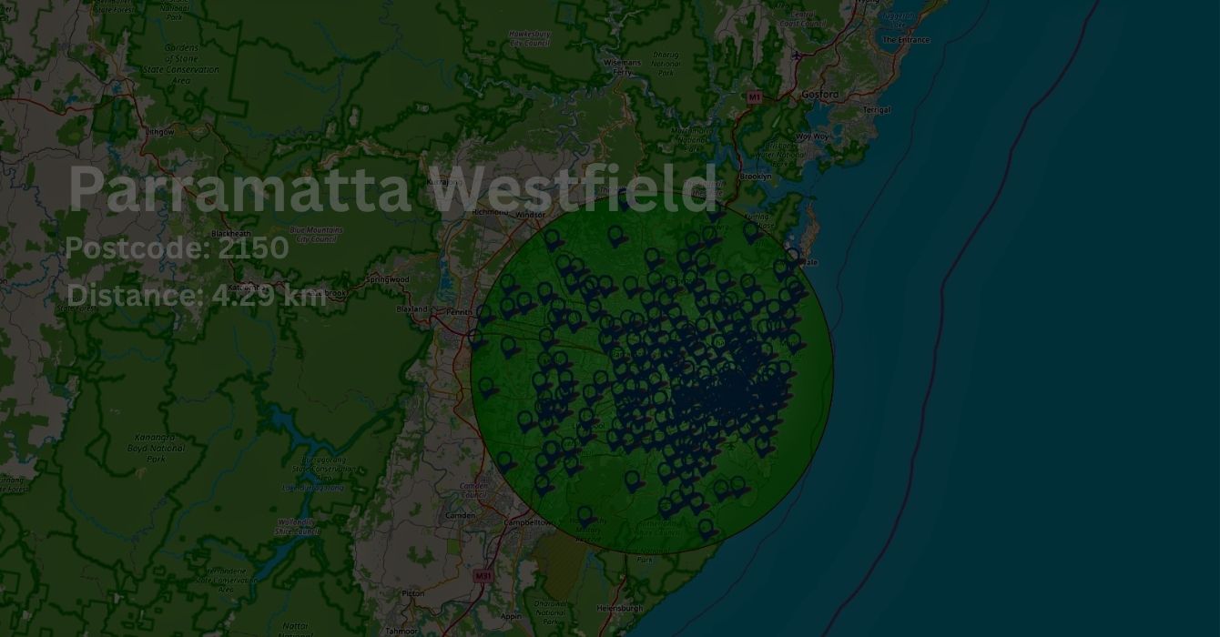 Panel Beating and other area we serve on map