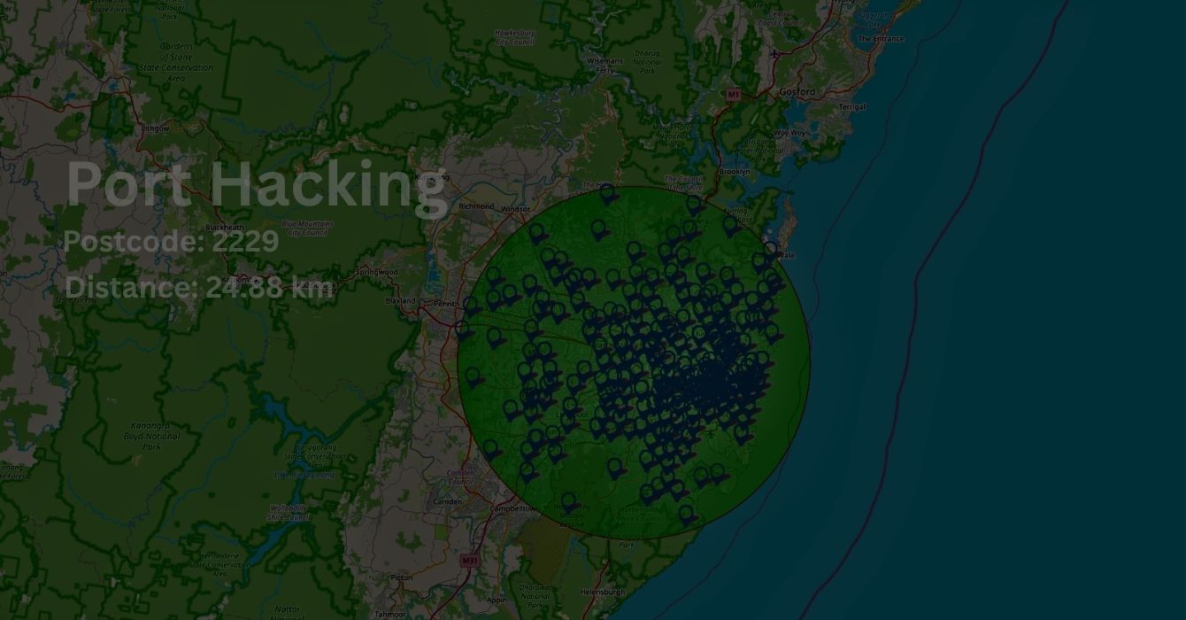 Panel Beating and other area we serve on map