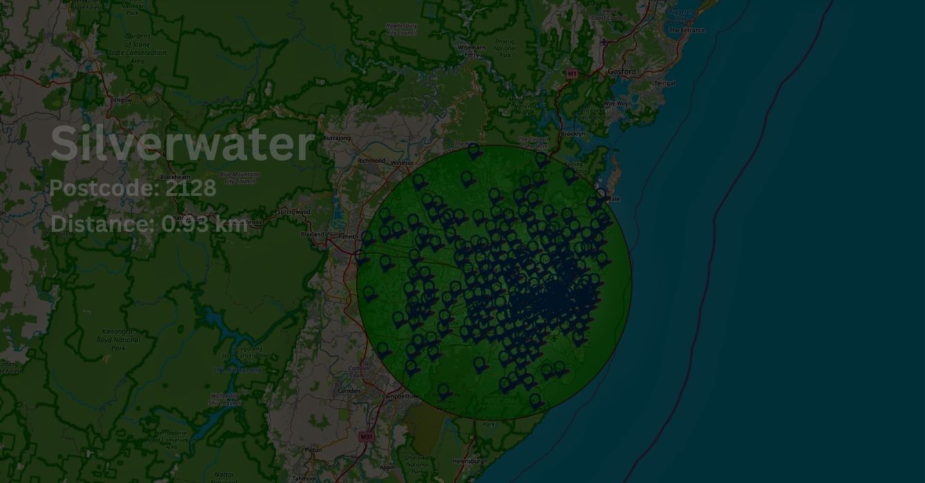Panel Beating and other area we serve on map