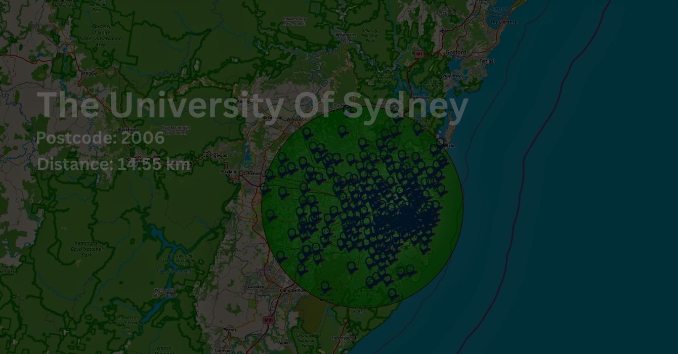 Panel Beating and other area we serve on map